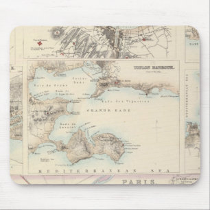 Tapis De Souris Ports et Plan de Paris