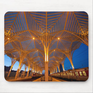 Tapis De Souris Portugal, Lisbon. Vue de la gare moderne