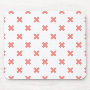 Tapis De Souris Poser les points de croix sur blanc