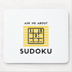 Tapis De Souris Posez-moi des questions sur sudoku