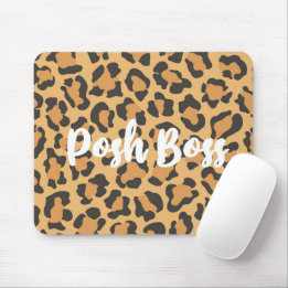 Tapis De Souris Posh Boss Leopard Imprimé Souris