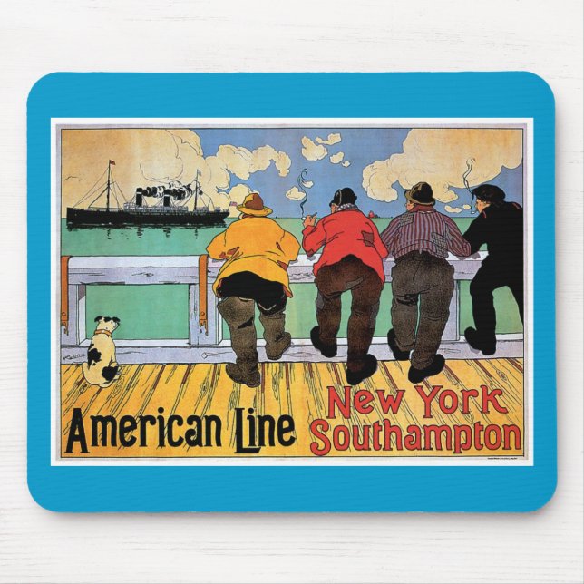 Tapis De Souris Poster American Line (Devant)