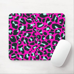Tapis De Souris Poster de animal de Cheetah Leopard rose moderne