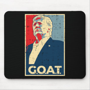 Tapis De Souris Poster de chèvre Trump 2024