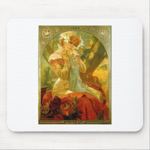 Tapis De Souris Poster Lefevre Utile 1904