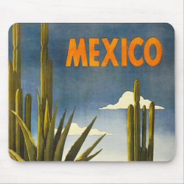 Tapis De Souris Poster Vintage voyage Mexique