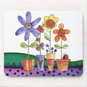 Tapis De Souris Pots de fleurs