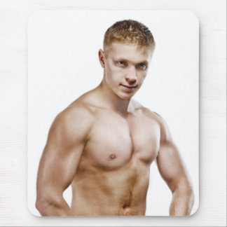 Tapis De Souris Pots De Type Hot Dans Jeans Sexy Shirless Muscle M