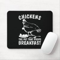 Poules Drôles Animal de Compagnie Crotte Petit Déj