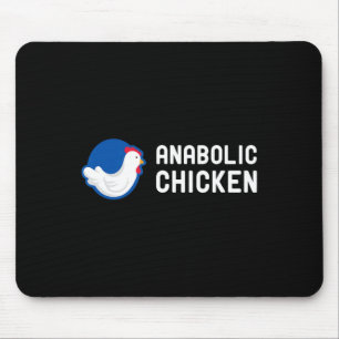 Tapis De Souris Poulet Anabolisant Stéroïde Gym Fitness Bodybuildi