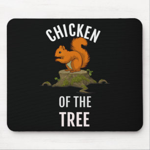 Tapis De Souris Poulet De L'Arbre Chasse Drôle Chasse