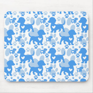 Tapis de souris pour chien d'amour de Dachshund