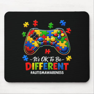Tapis De Souris Pour être différent Jeu vidéo Autisme Sensibilisat