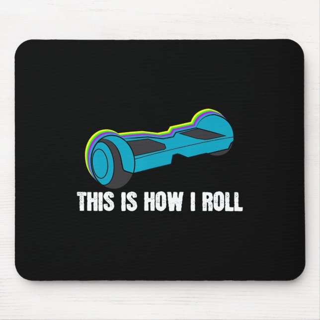 Tapis De Souris Pour les garçons drôle Birthday Gift Hover Board (Devant)