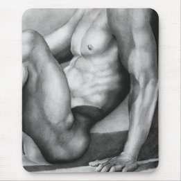 Tapis De Souris Pour Lui dessiné à la main Cool d'art masculin