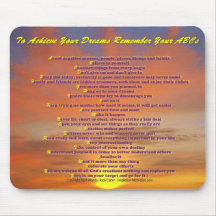 Pour réaliser vos rêves rappelez-vous votre ABC