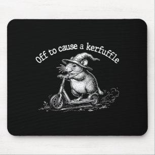 Tapis De Souris Pour semer la pagaille drôle de scooter de marmott