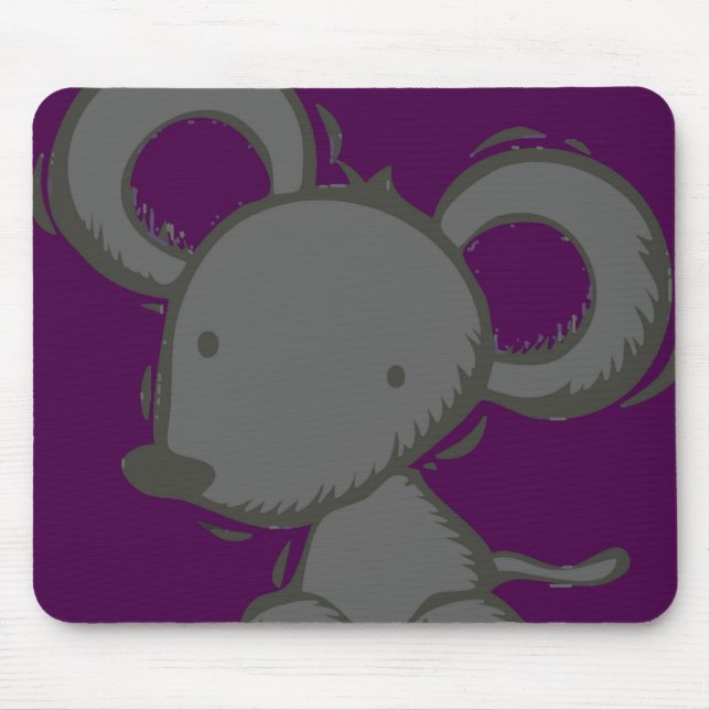 Tapis de souris pourpre de souris (Devant)