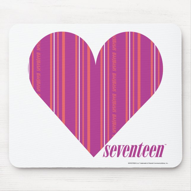 Tapis De Souris Pourpre mince 4 de rayures (Devant)