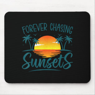 Tapis De Souris Poursuite Éternelle de la Plage Ensoleillée de Cou