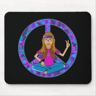 Tapis De Souris Poussin hippie