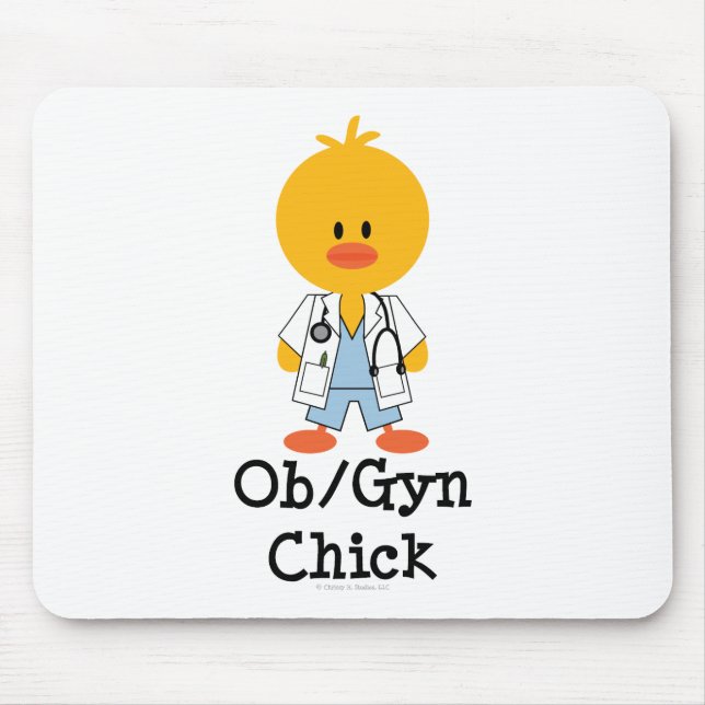 Tapis De Souris Poussin Mousepad d'OB/GYN (Devant)