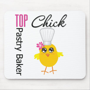 Tapis De Souris Poussin supérieur de pâtisserie