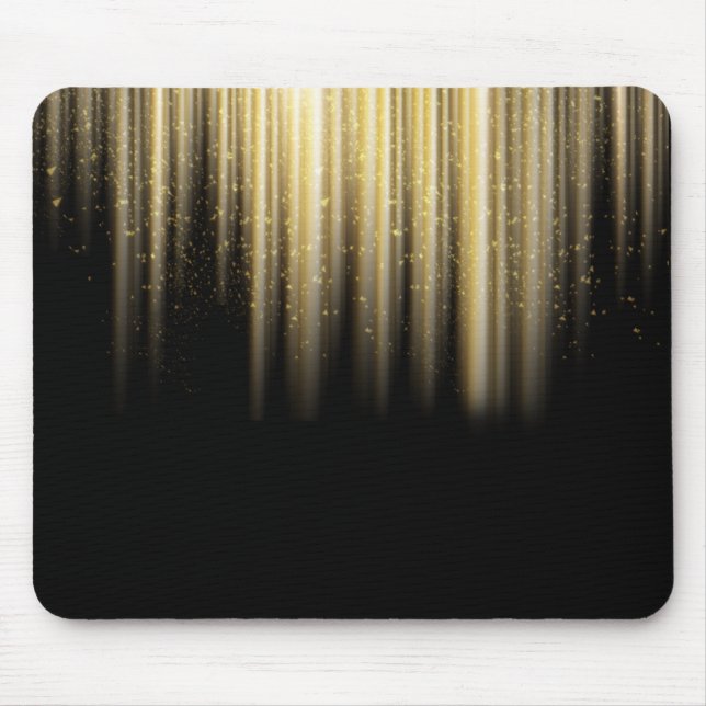 Tapis De Souris poutres en or noir (Devant)