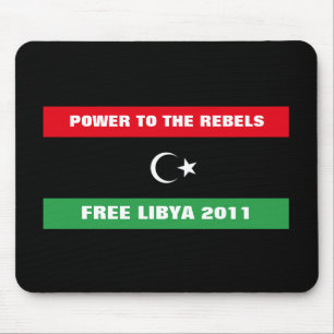 TAPIS DE SOURIS POUVOIR AUX REBELLES LIBYE LIBYE 2011