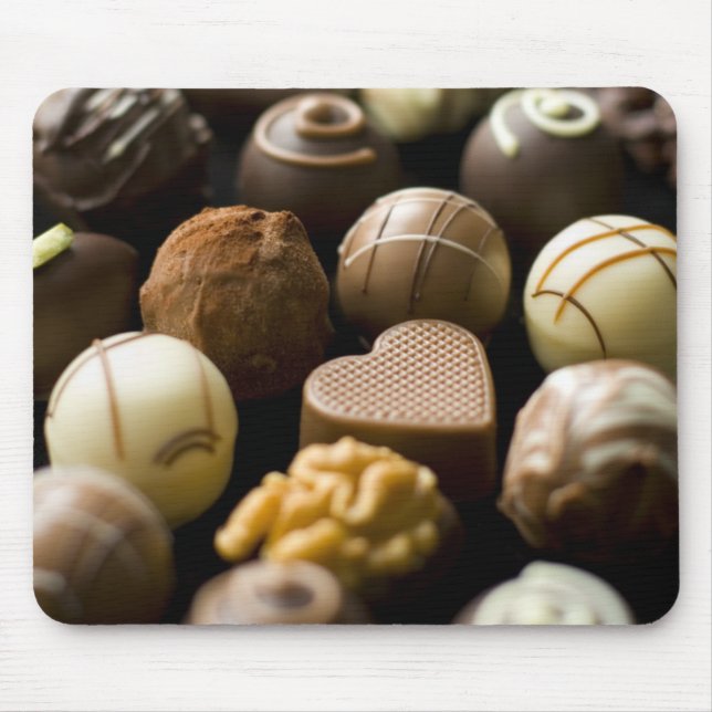 Tapis De Souris Pralines délicieuses de chocolat (Devant)