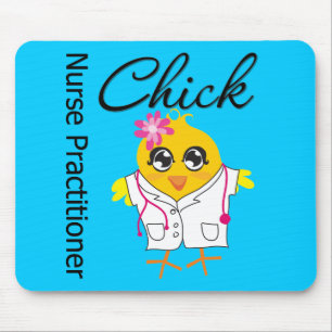 Tapis De Souris Praticienne d'infirmière de poussin de carrière 