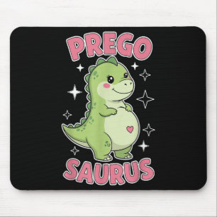 Tapis De Souris Pregosaurus Cute Retro Mommy Dinosaur Grossesse An