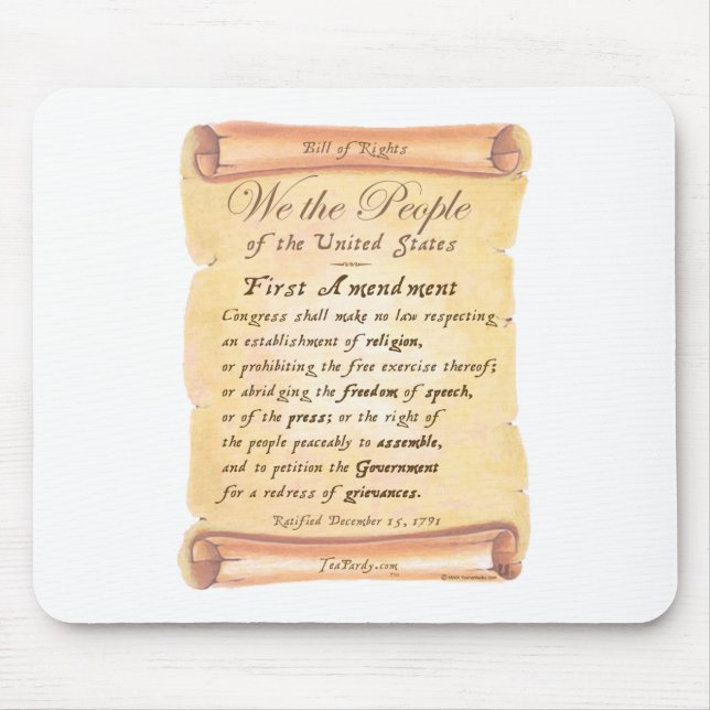 Tapis De Souris Premier amendement (Devant)