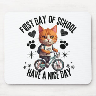 Tapis De Souris Premier Jour D'École Passez Une Bonne Journée
