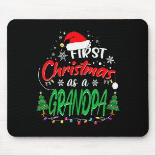 Tapis De Souris Premier Noël en tant que grand-père Nouveau grand-
