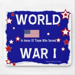 Tapis De Souris Première Guerre mondiale - En l'honneur - Mousepad
