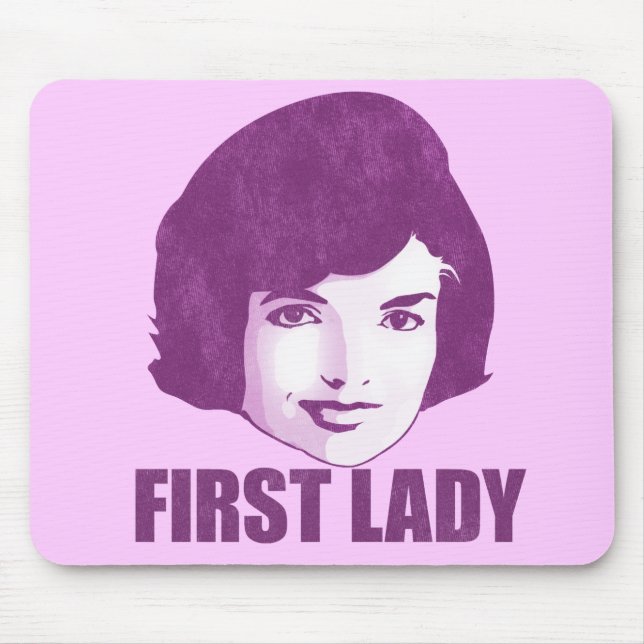 Tapis De Souris Première Madame Jackie O Mousepad (Devant)
