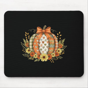Tapis De Souris Préparatifs Floraux Automne Citrouille Dentelle Co