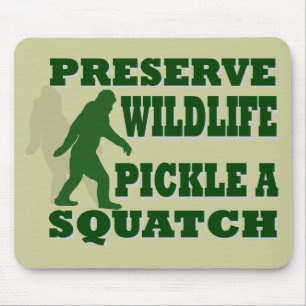 Tapis De Souris Préserver le pickat sauvage un squatch