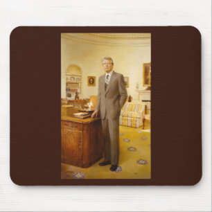 Tapis De Souris Président américain James Earl Carter Bureau Ovale
