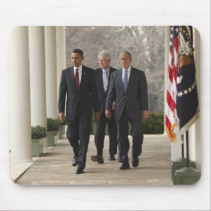 Tapis De Souris Président Barack Obama et anciens présidents