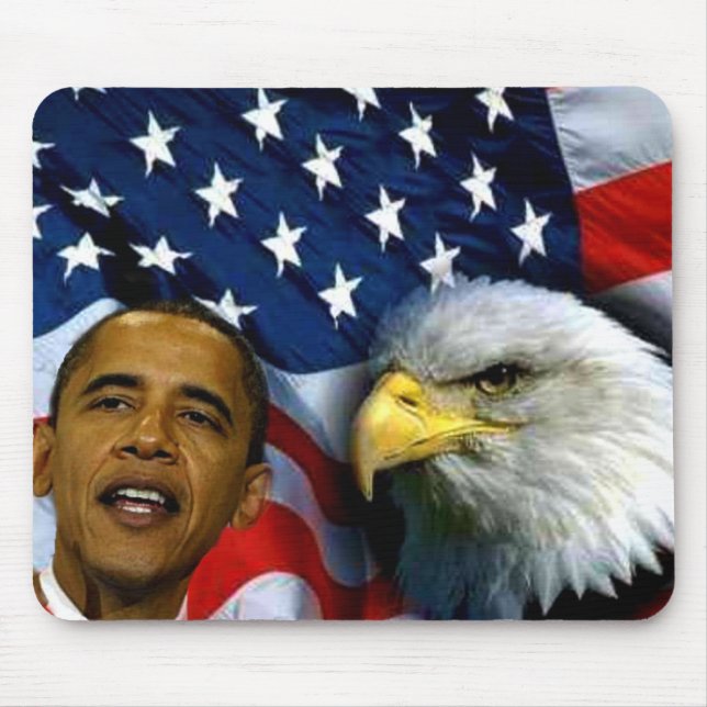 Tapis De Souris Président Barack Obama, Visions & Dreams_ (Devant)