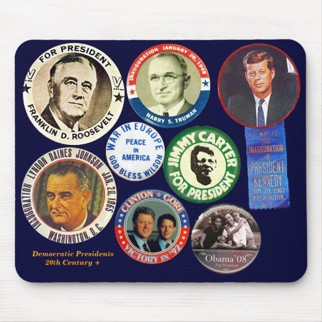 Tapis De Souris Présidents Democratic - Mousepad (Devant)