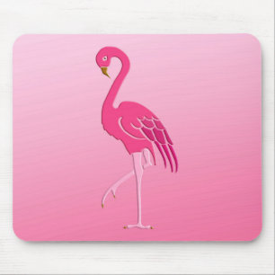 Tapis De Souris Pretty Pink Flamant rose pavé souris