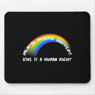 Tapis De Souris Pride Lgbtq - L'Amour Est Un Droit Humain