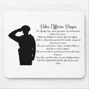 Tapis De Souris Prière de policiers