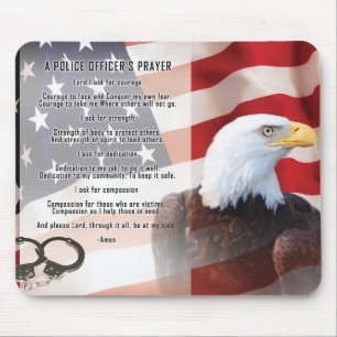 Tapis De Souris Prière de policiers