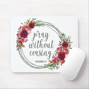 Tapis De Souris Priez sans cesser