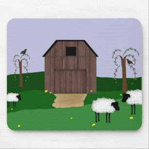 Tapis De Souris Primitive Barn Mousepad