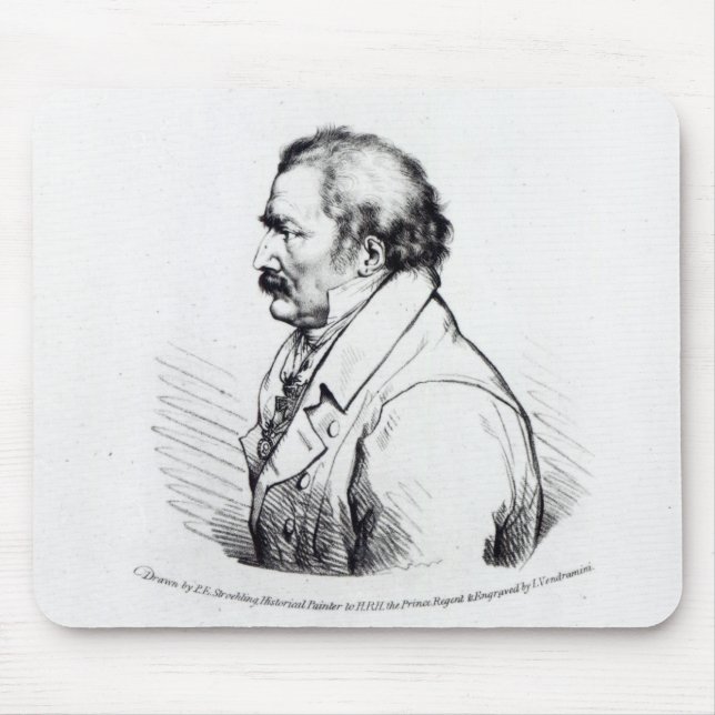 Tapis De Souris Prince Blucher de maréchal de champ de Wahlstadt (Devant)
